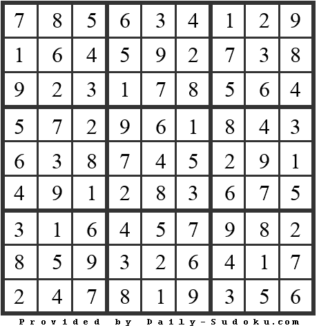Daily Sudoku