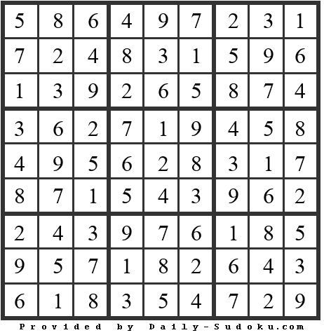 Daily Sudoku