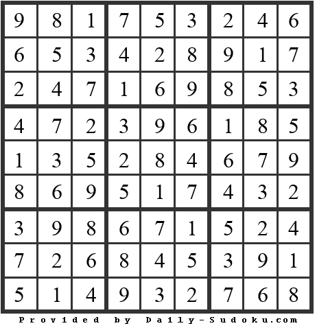 Daily Sudoku