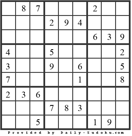 Daily Sudoku