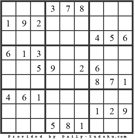 Daily Sudoku
