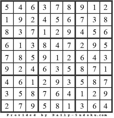 Daily Sudoku