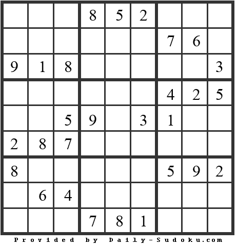 Daily Sudoku