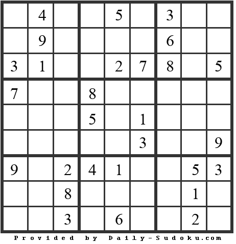 Daily Sudoku