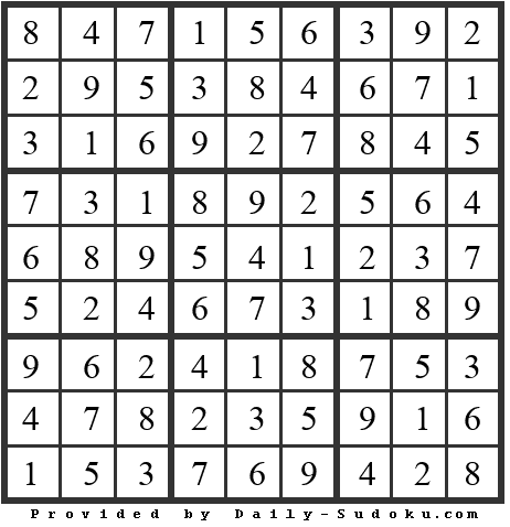 Daily Sudoku