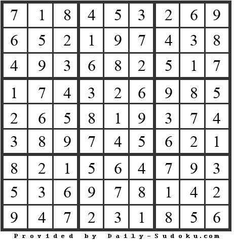 Daily Sudoku