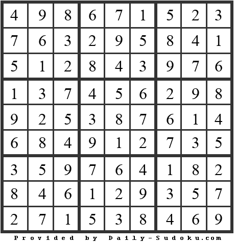 Daily Sudoku