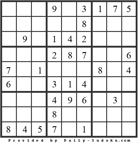 Daily Sudoku