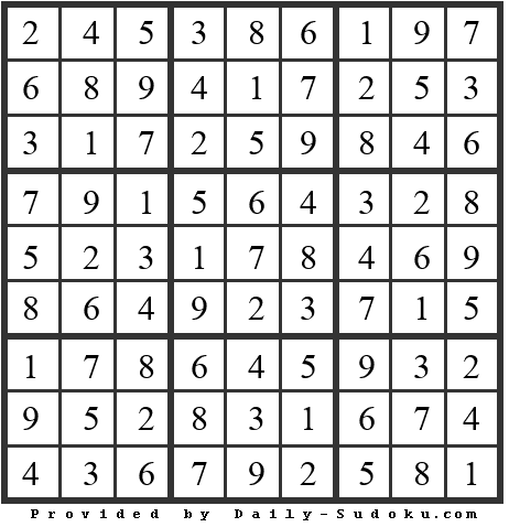 Daily Sudoku