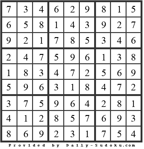 Daily Sudoku