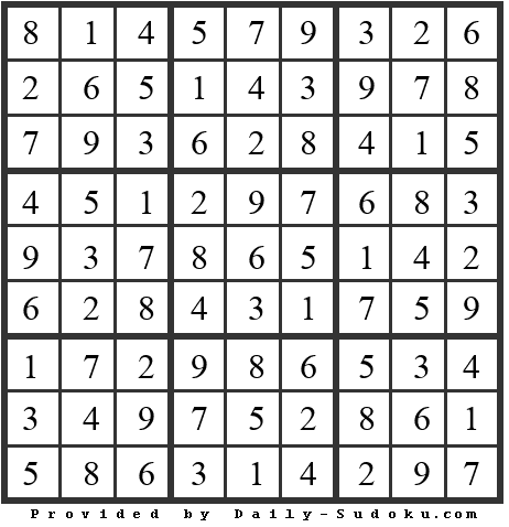 Daily Sudoku