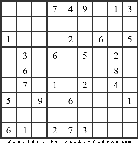 Daily Sudoku