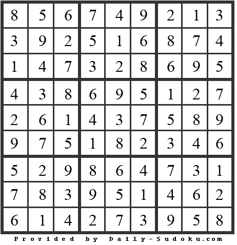 Daily Sudoku