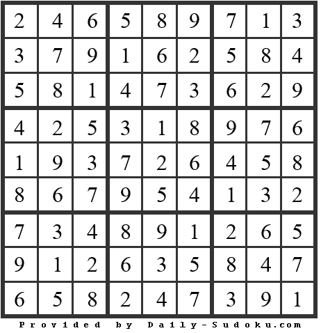 Daily Sudoku