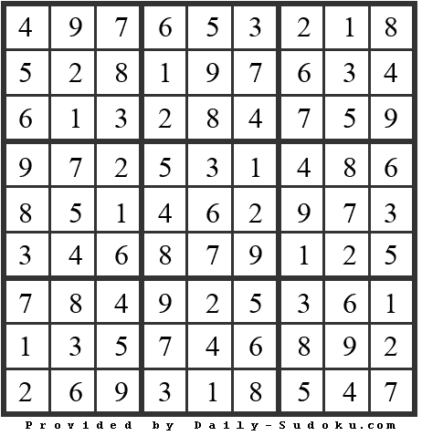 Daily Sudoku
