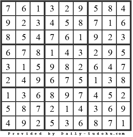 Daily Sudoku