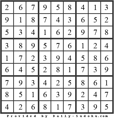 Daily Sudoku