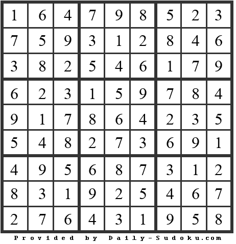 Daily Sudoku
