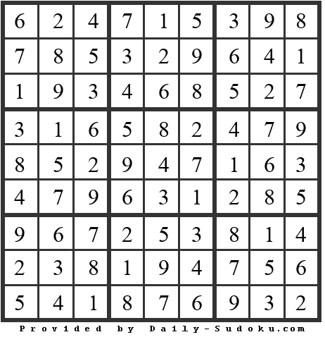 Daily Sudoku