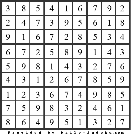 Daily Sudoku