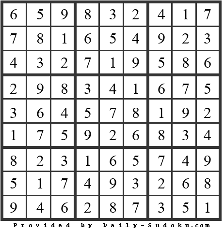 Daily Sudoku