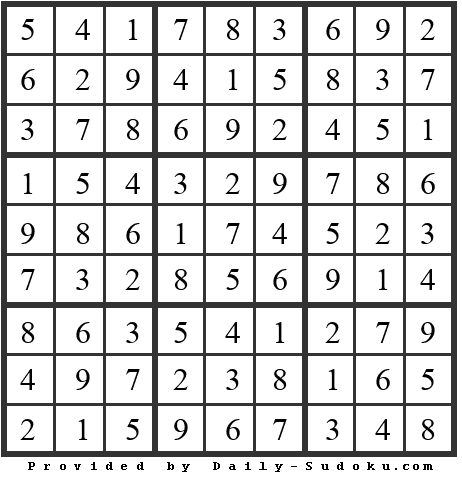 Daily Sudoku