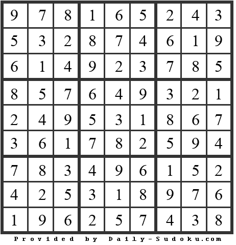 Daily Sudoku