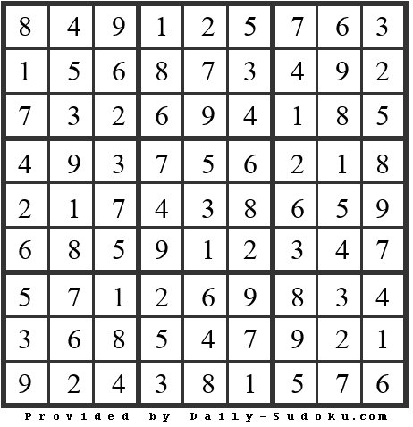 Daily Sudoku