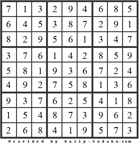 Daily Sudoku