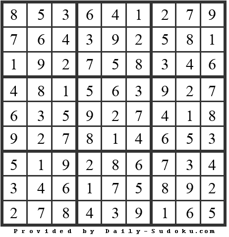 Daily Sudoku