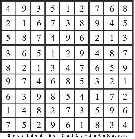 Daily Sudoku