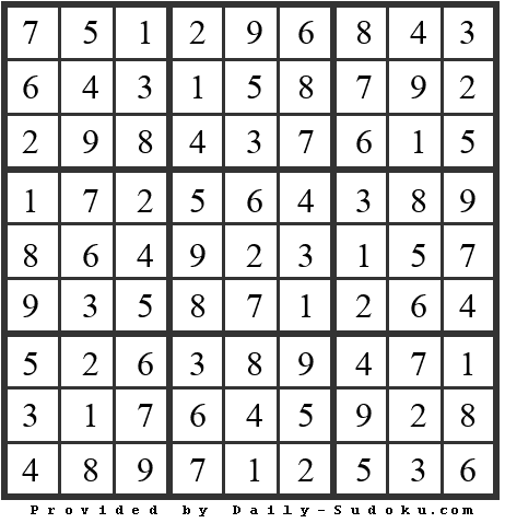 Daily Sudoku