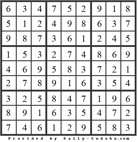Daily Sudoku