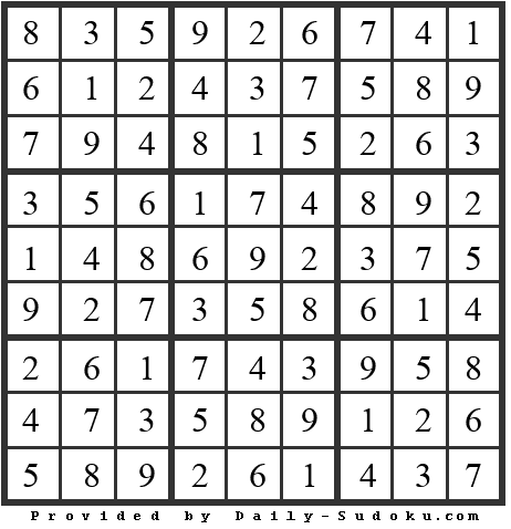 Daily Sudoku
