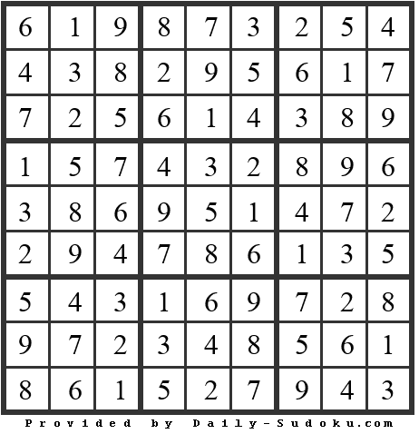 Daily Sudoku