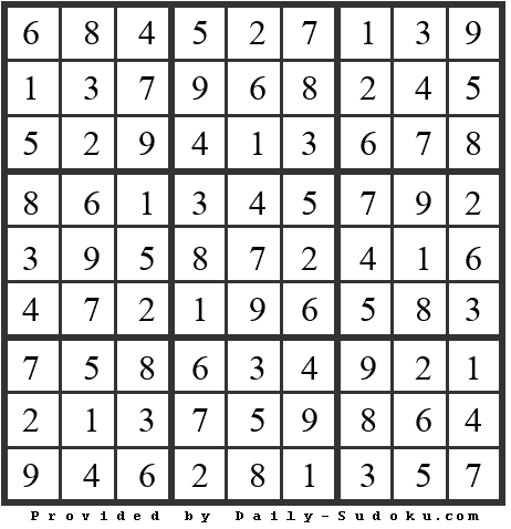 Daily Sudoku