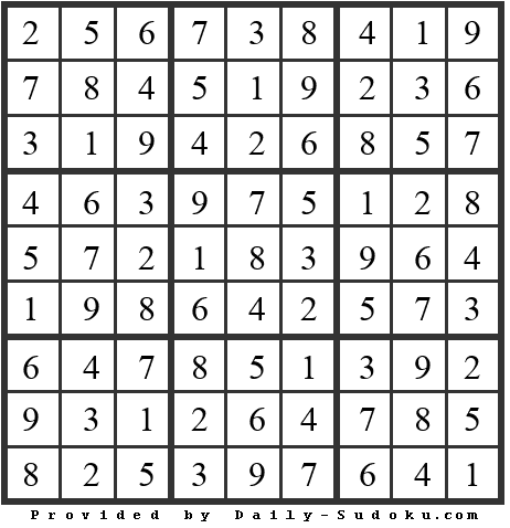 Daily Sudoku