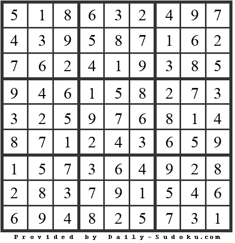 Daily Sudoku