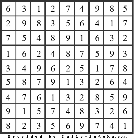 Daily Sudoku