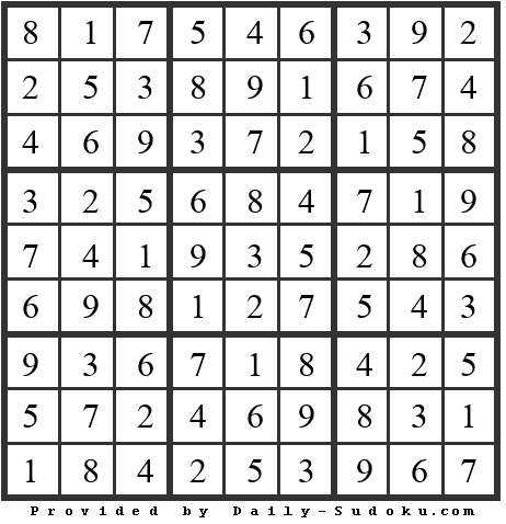 Daily Sudoku