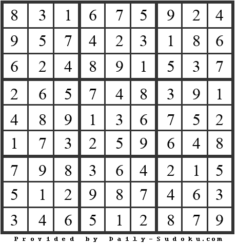 Daily Sudoku