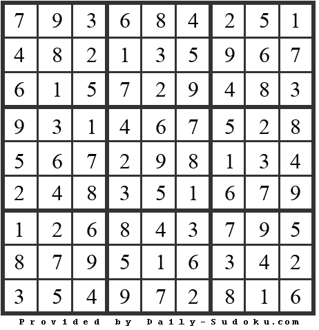 Daily Sudoku
