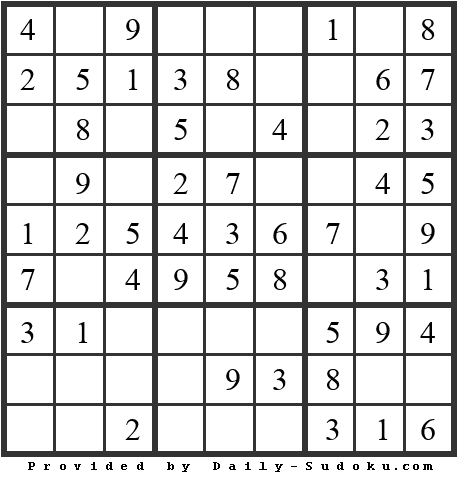 Daily Sudoku