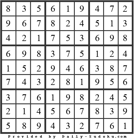 Daily Sudoku