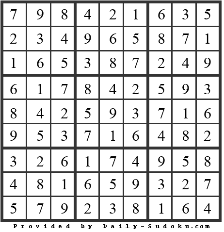 Daily Sudoku
