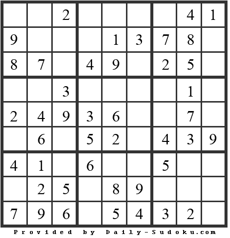 Daily Sudoku