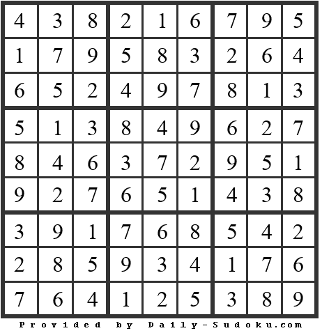 Daily Sudoku