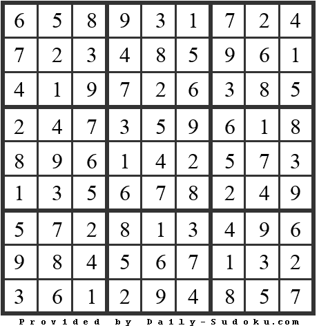 Daily Sudoku