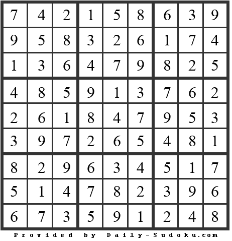 Daily Sudoku
