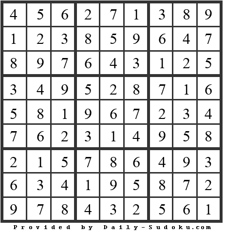 Daily Sudoku